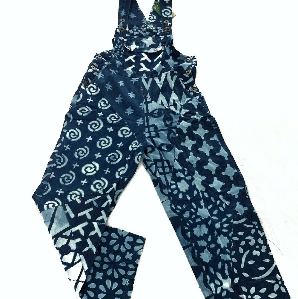 Boho Denim bleached overalls!